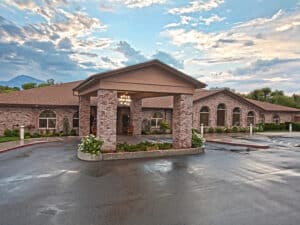 Bishop Care Center front entry